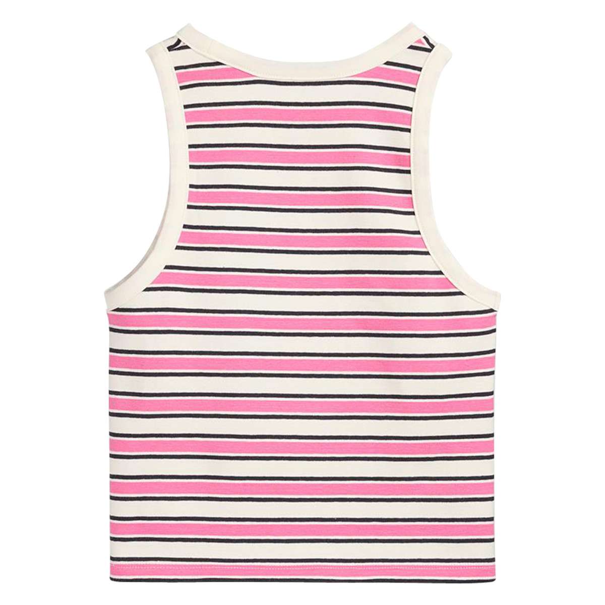 Débardeurs Débardeur coton à rayures ajusté - 51107814D fille rose Teddy Smith Débardeurs Débardeur coton à rayures ajusté - 51107814D fille rose Rose