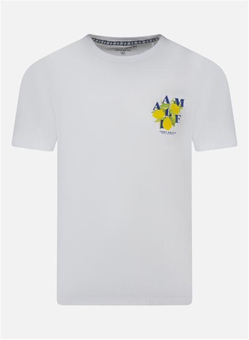 Teddy Smith Tee-shirts T-shirt coton droit - 11018159D homme blanc
