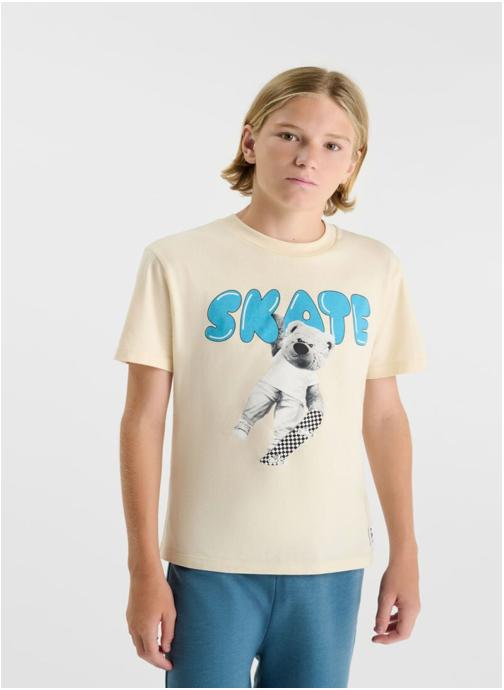 Le temps des cerises Tee-shirts Tee-Shirt EMIRATEB Beige garçon beige