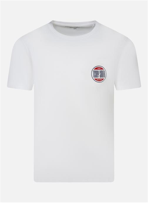 Teddy Smith Tee-shirts T-shirt coton droit - 11015554D homme blanc