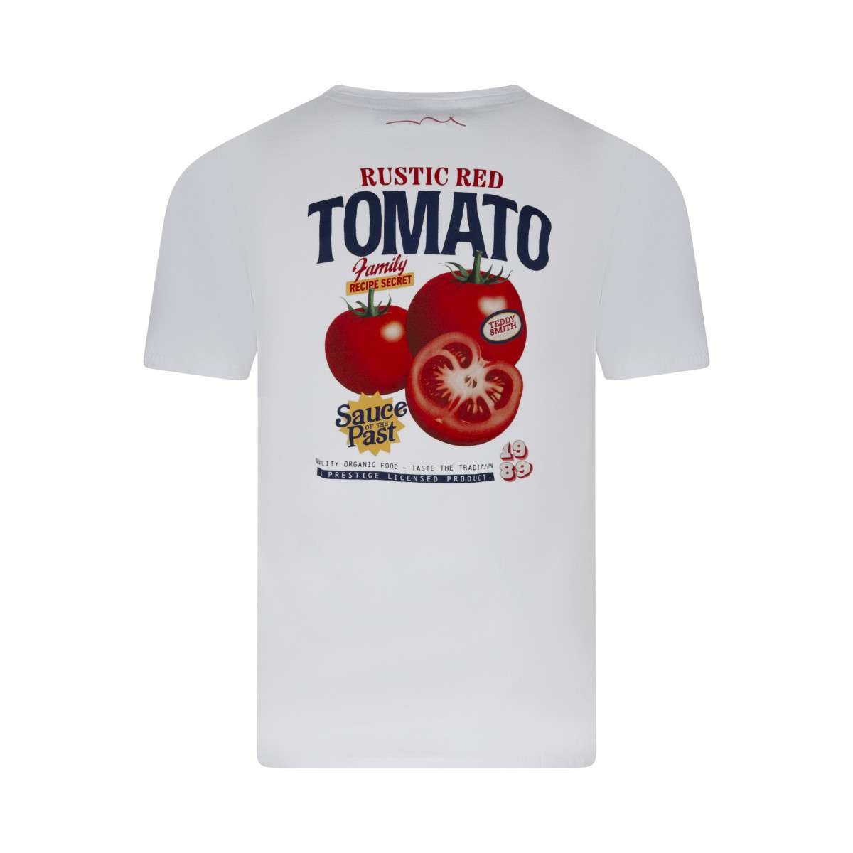 Tee-shirts T-shirt coton droit - 11018168D homme blanc Teddy Smith Tee-shirts T-shirt coton droit - 11018168D homme blanc Blanc