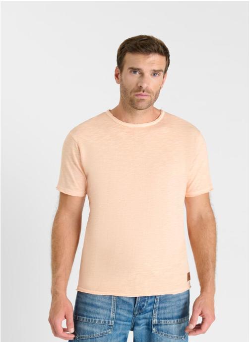 Le temps des cerises Tee-shirts Tee-Shirt INCA Orange homme orange