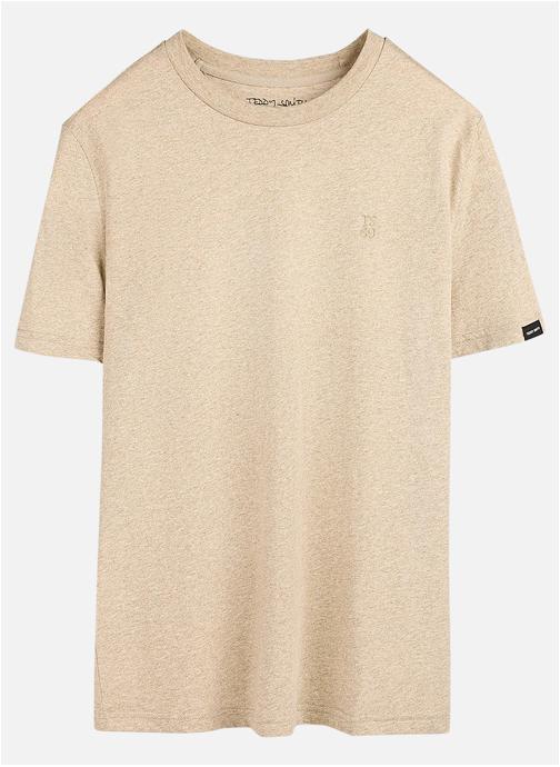Teddy Smith Tee-shirts T-shirt droit - 11017820D homme beige