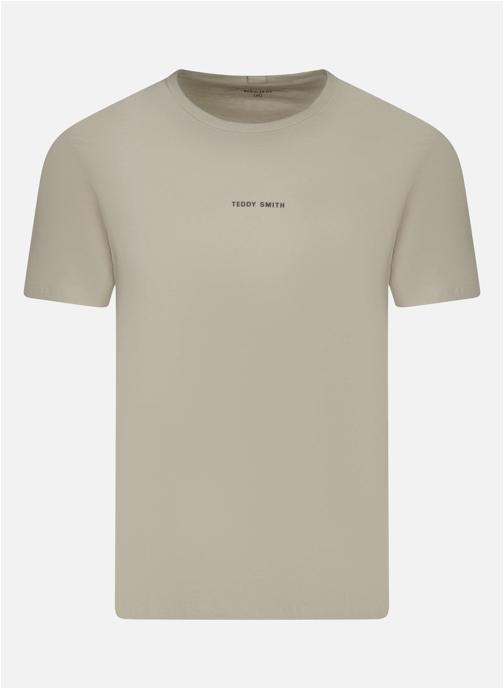 Teddy Smith Tee-shirts T-shirt coton droit - 11016817D homme beige