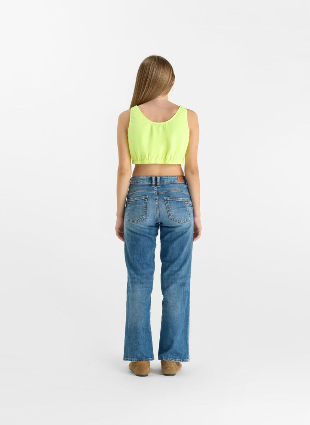 Jeans droits Jeans loose Blue fille bleu Le temps des cerises Jeans droits Jeans loose Blue fille bleu Bleu
