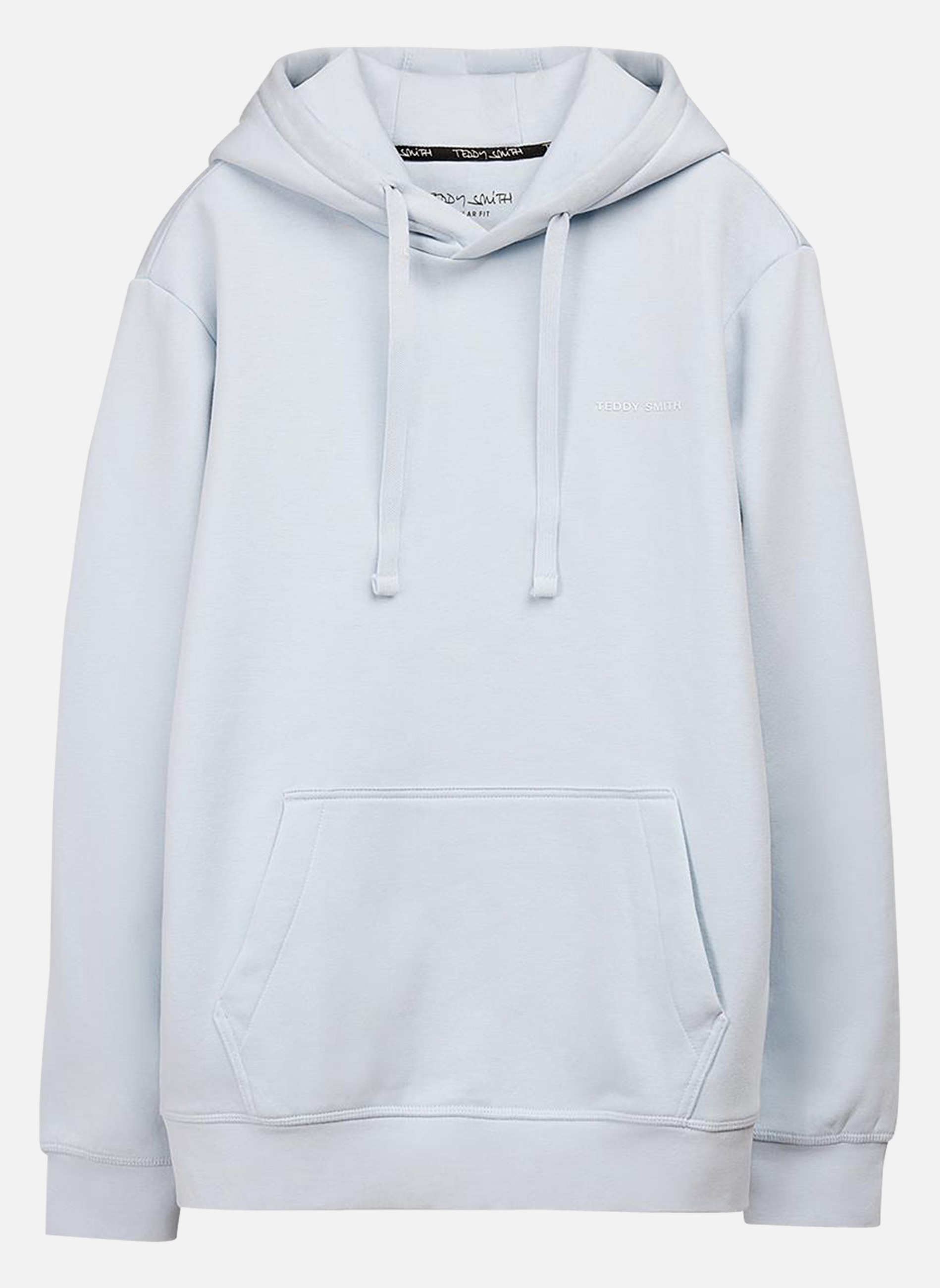Sweats à capuche Sweat coton mélangé à capuche droit - 10816921D homme bleu Teddy Smith Sweats à capuche Sweat coton mélangé à capuche droit - 10816921D homme bleu Bleu