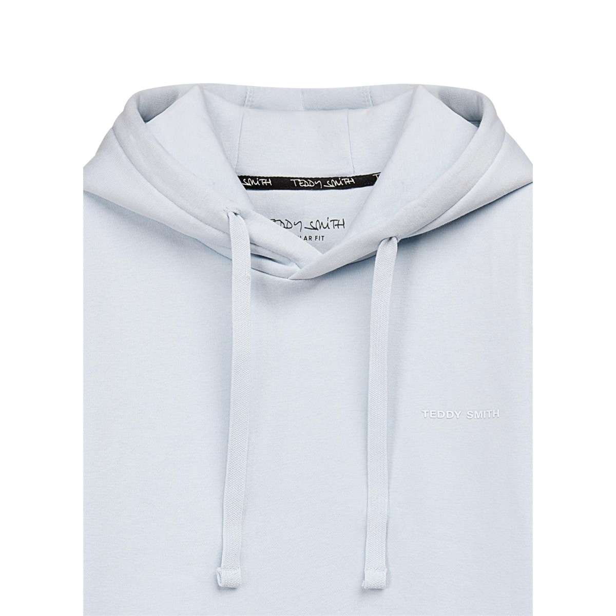 Sweats à capuche Sweat coton mélangé à capuche droit - 10816921D homme bleu Teddy Smith Sweats à capuche Sweat coton mélangé à capuche droit - 10816921D homme bleu Bleu