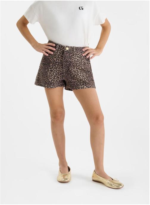 Le temps des cerises Shorts Short en jeans LEO Multicolor fille multicolore