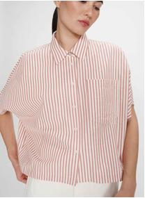 Chemises Chemise large à rayures manches courtes corail Vercia femme orange Grace & Mila Chemises Chemise large à rayures manches courtes corail Vercia femme orange Orange clair