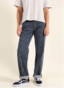 Pantalons droit MOTEL femme gris Oxbow Pantalons droit MOTEL femme gris Gris foncé