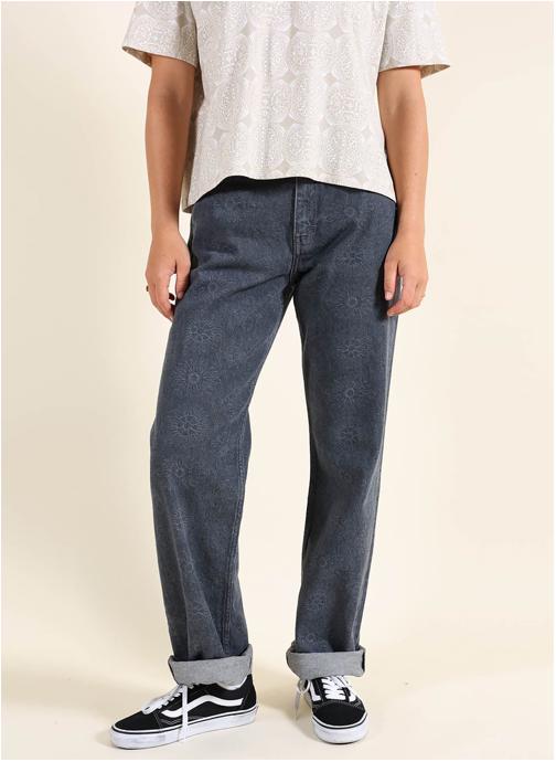 Oxbow Pantalons droit MOTEL femme gris