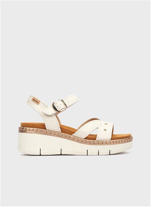 Pikolinos Sandales GOMERA femme blanc