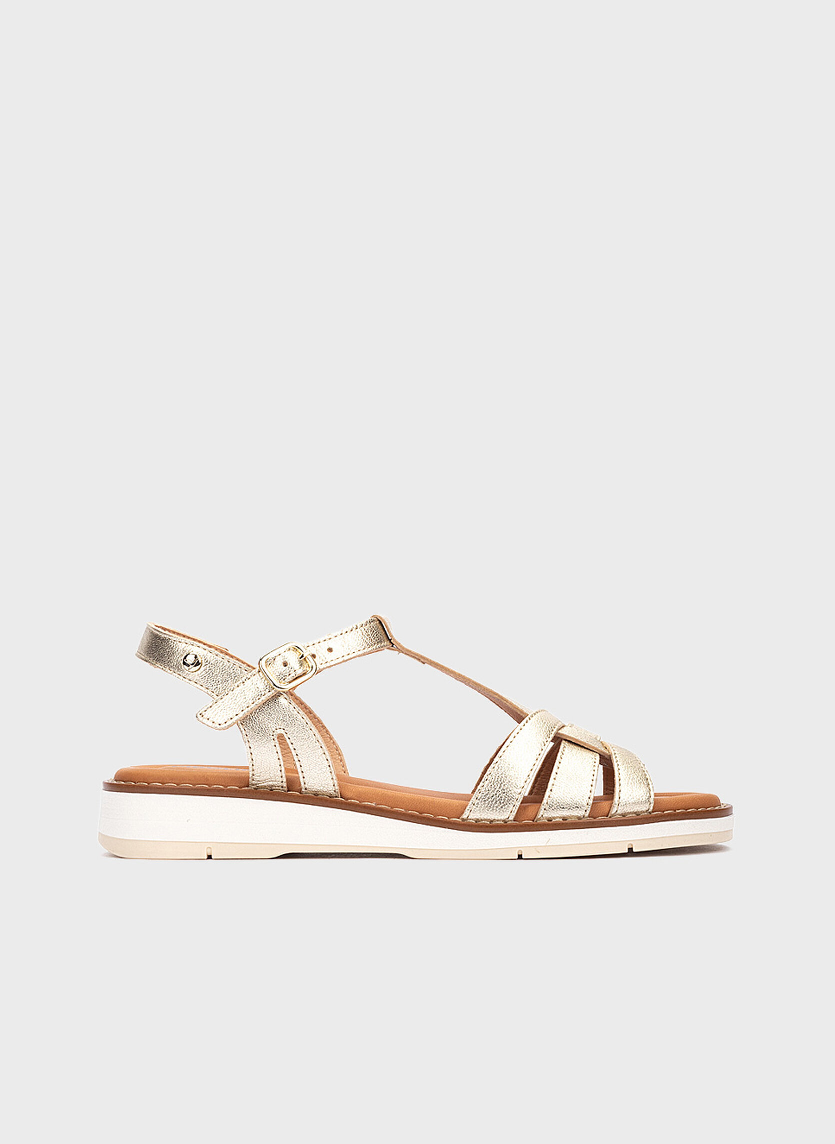 Sandales ROQUETAS femme or et bronze Pikolinos Sandales ROQUETAS femme or et bronze Or