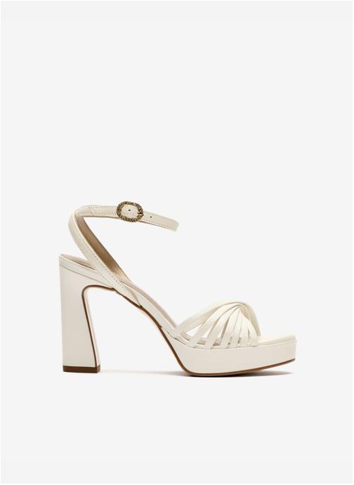 Pedro Miralles Sandales MAZARA SANDALES À TALONS EN CUIR BLANC femme blanc