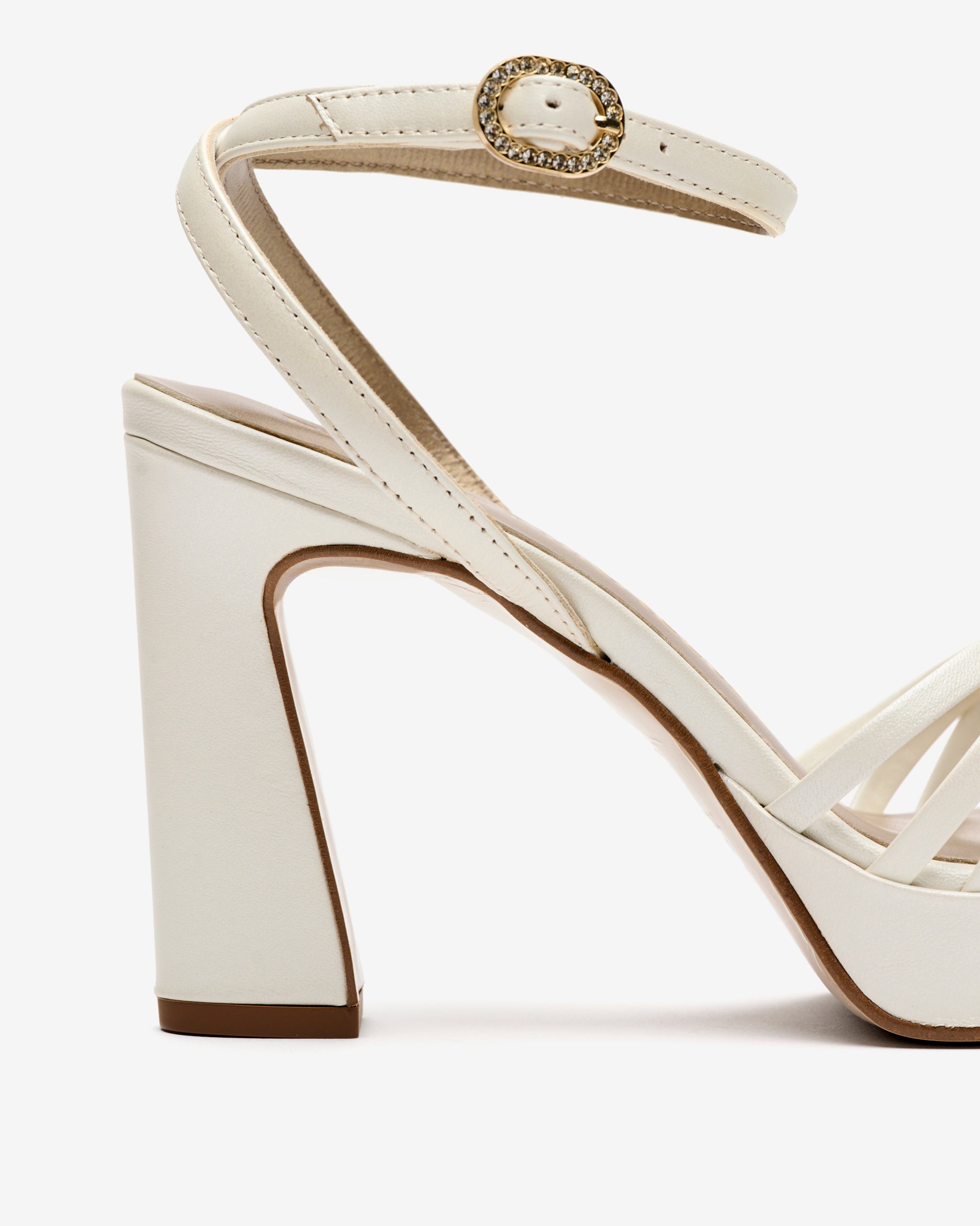 Sandales MAZARA SANDALES À TALONS EN CUIR BLANC femme blanc Pedro Miralles Sandales MAZARA SANDALES À TALONS EN CUIR BLANC femme blanc Blanc