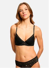 Brassières Soutien-gorge coques moulées noir Cristina femme noir