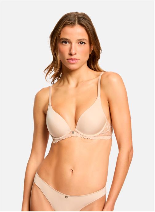 Morgan Brassières Soutien-gorge coques moulées nude Mila femme beige