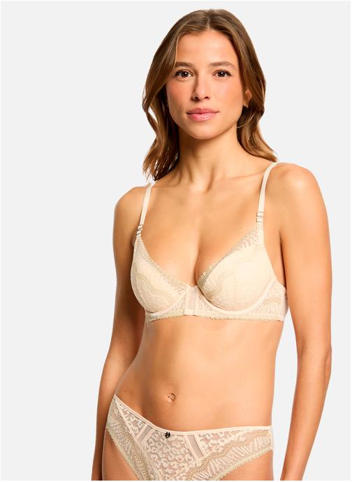 Morgan Brassières Soutien-gorge coques moulées nude Cristina femme beige