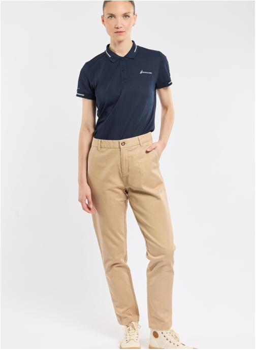 Bermudes Pantalons droit Pantalon Lofer beige femme beige
