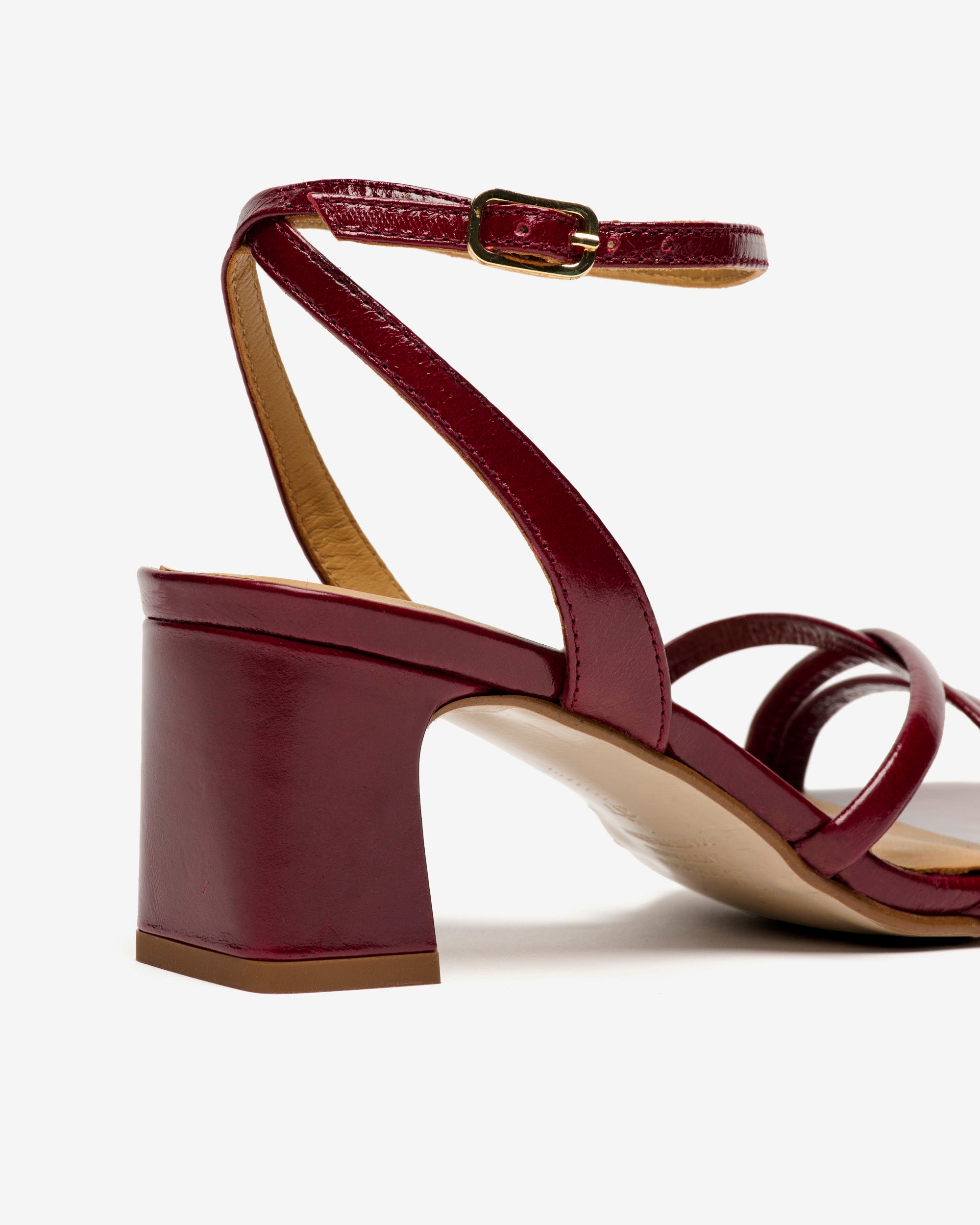 Sandales MARINES SANDALES EN CUIR BORDEAUX À TALONS femme rouge Pedro Miralles Sandales MARINES SANDALES EN CUIR BORDEAUX À TALONS femme rouge Rouge