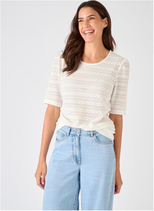 Damart Tee-shirts 84517 femme blanc
