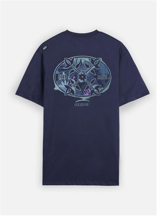 Oxbow Tee-shirts FILLED homme bleu