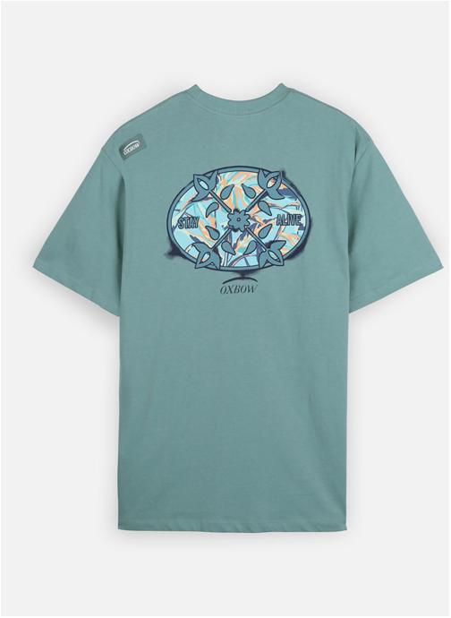 Oxbow Tee-shirts FILLED homme vert
