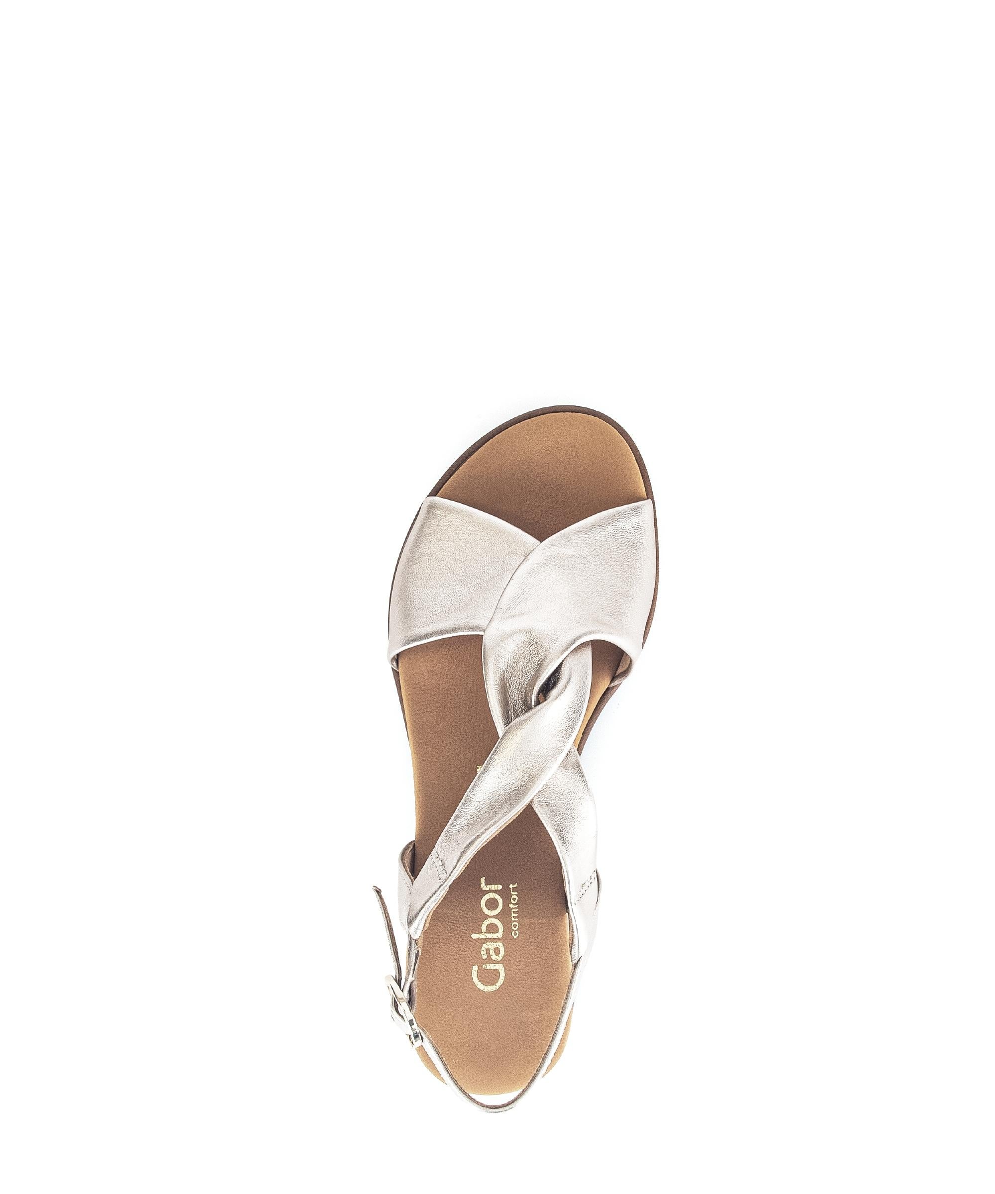 Sandales 82.751 femme or et bronze Gabor Sandales 82.751 femme or et bronze Or