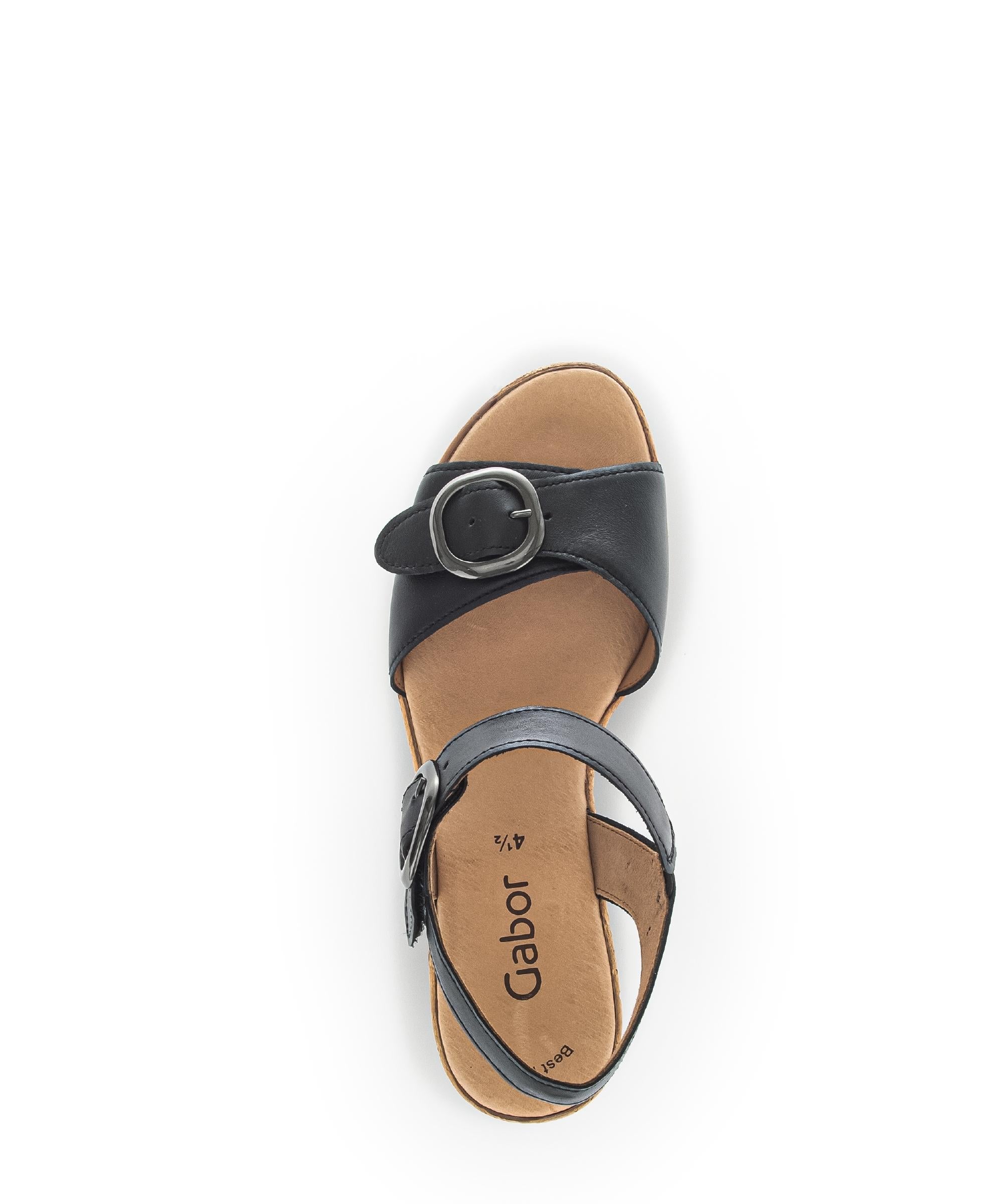 Sandales 84.764 femme noir Gabor Sandales 84.764 femme noir Noir