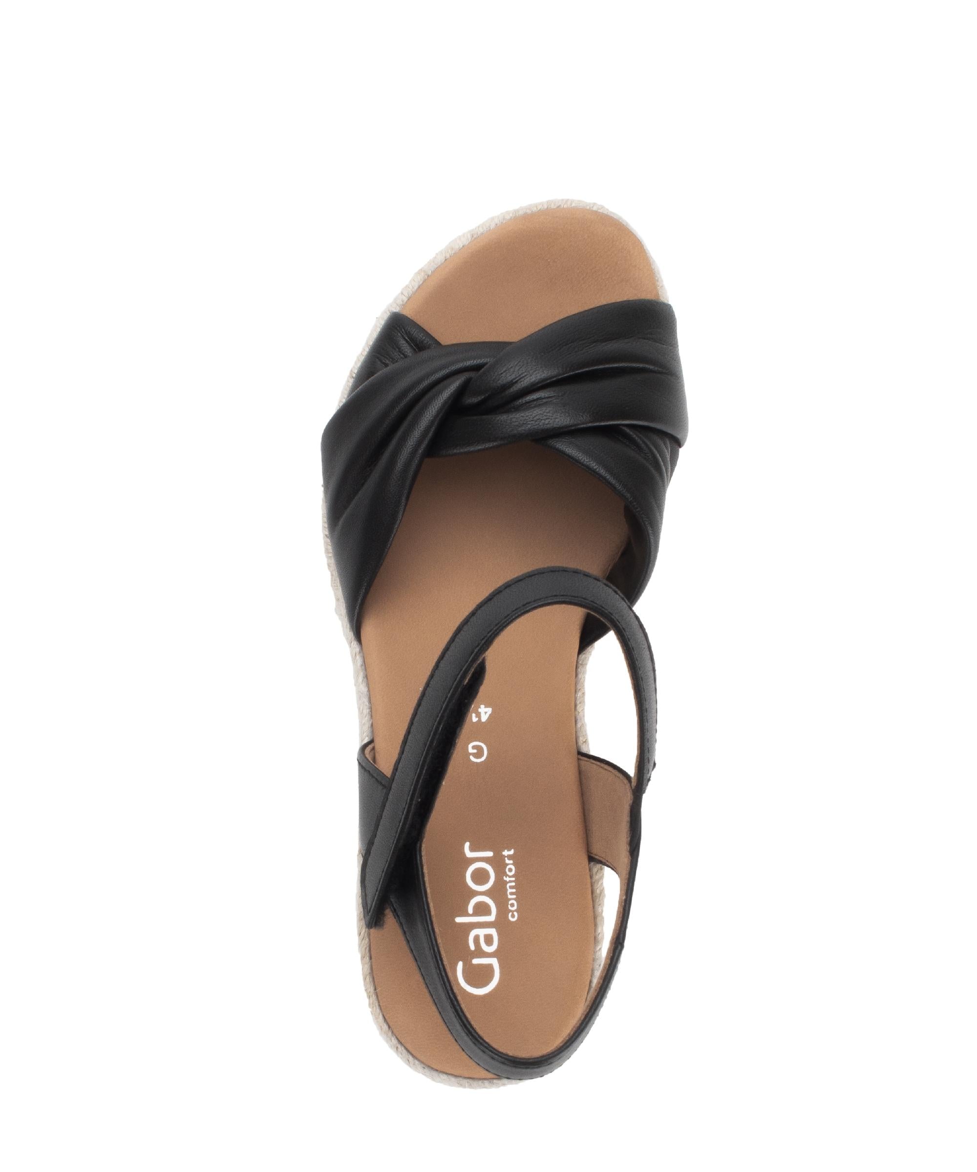 Sandales 82.712 femme noir Gabor Sandales 82.712 femme noir Noir