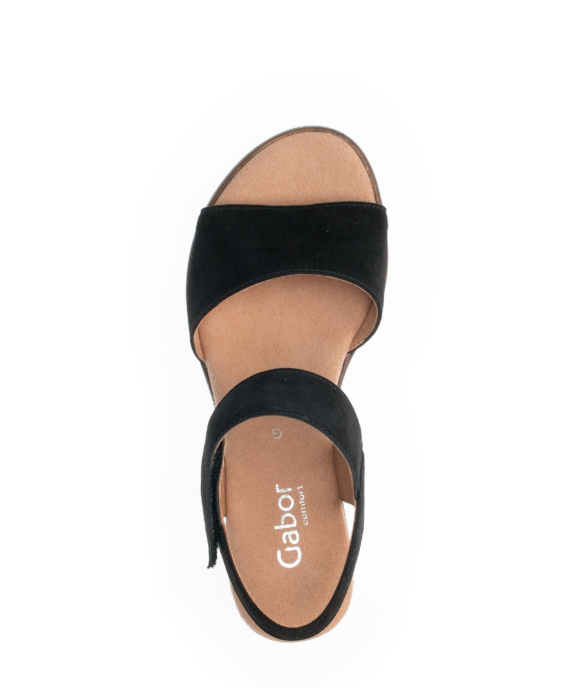 Sandales 82.750 femme noir Gabor Sandales 82.750 femme noir Noir