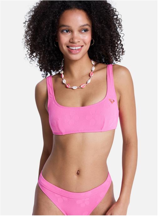 Roxy Hauts de maillot balconnet Roxy Paradise Bralette femme rose