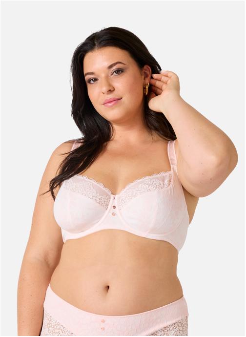 Brigitte Bardot Brassières Soutien-gorge corbeille grand maintien poudre Magie femme rose