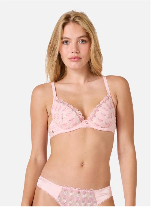 Brigitte Bardot Brassières Soutien-gorge coques moulées poudre Féérique femme rose