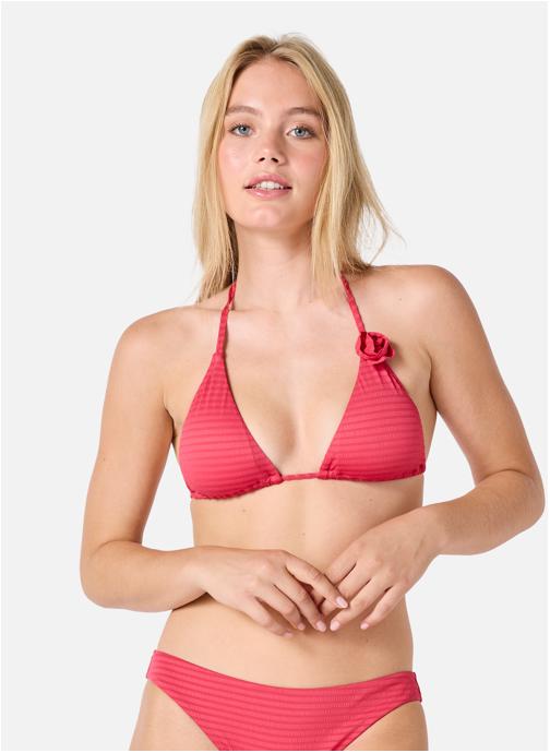 Brigitte Bardot Hauts de maillot triangle Haut de maillot de bain triangle rouge Poétique femme rouge