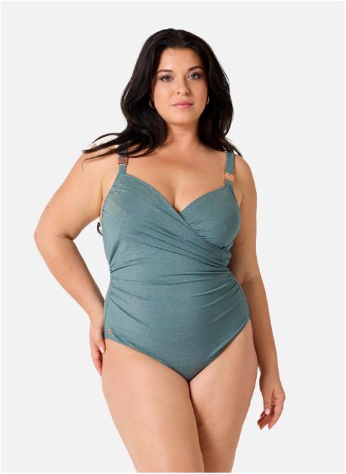 Brigitte Bardot 1 pièce Maillot de bain 1 pièce kaki Zingaro femme vert