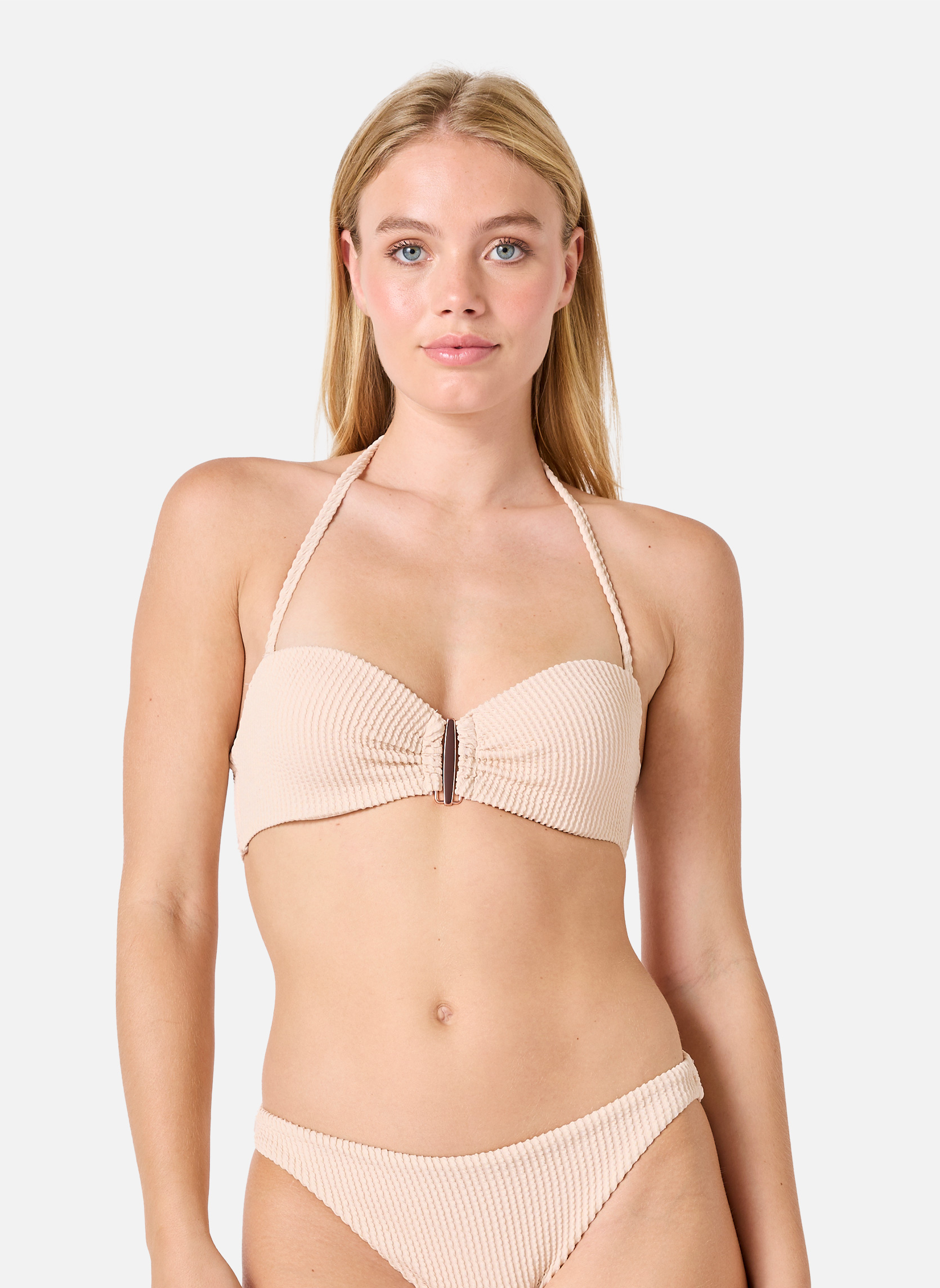 Hauts de maillot bandeau Haut de maillot de bain bandeau crème Rêveuse femme beige Brigitte Bardot Hauts de maillot bandeau Haut de maillot de bain bandeau crème Rêveuse femme beige Beige