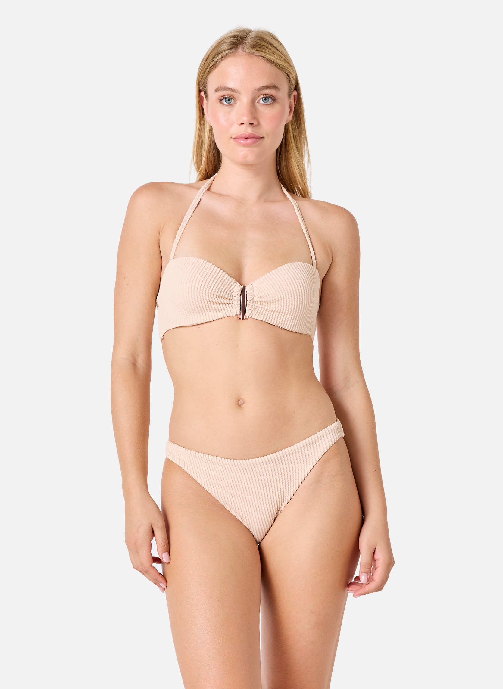 Hauts de maillot bandeau Haut de maillot de bain bandeau crème Rêveuse femme beige Brigitte Bardot Hauts de maillot bandeau Haut de maillot de bain bandeau crème Rêveuse femme beige Beige