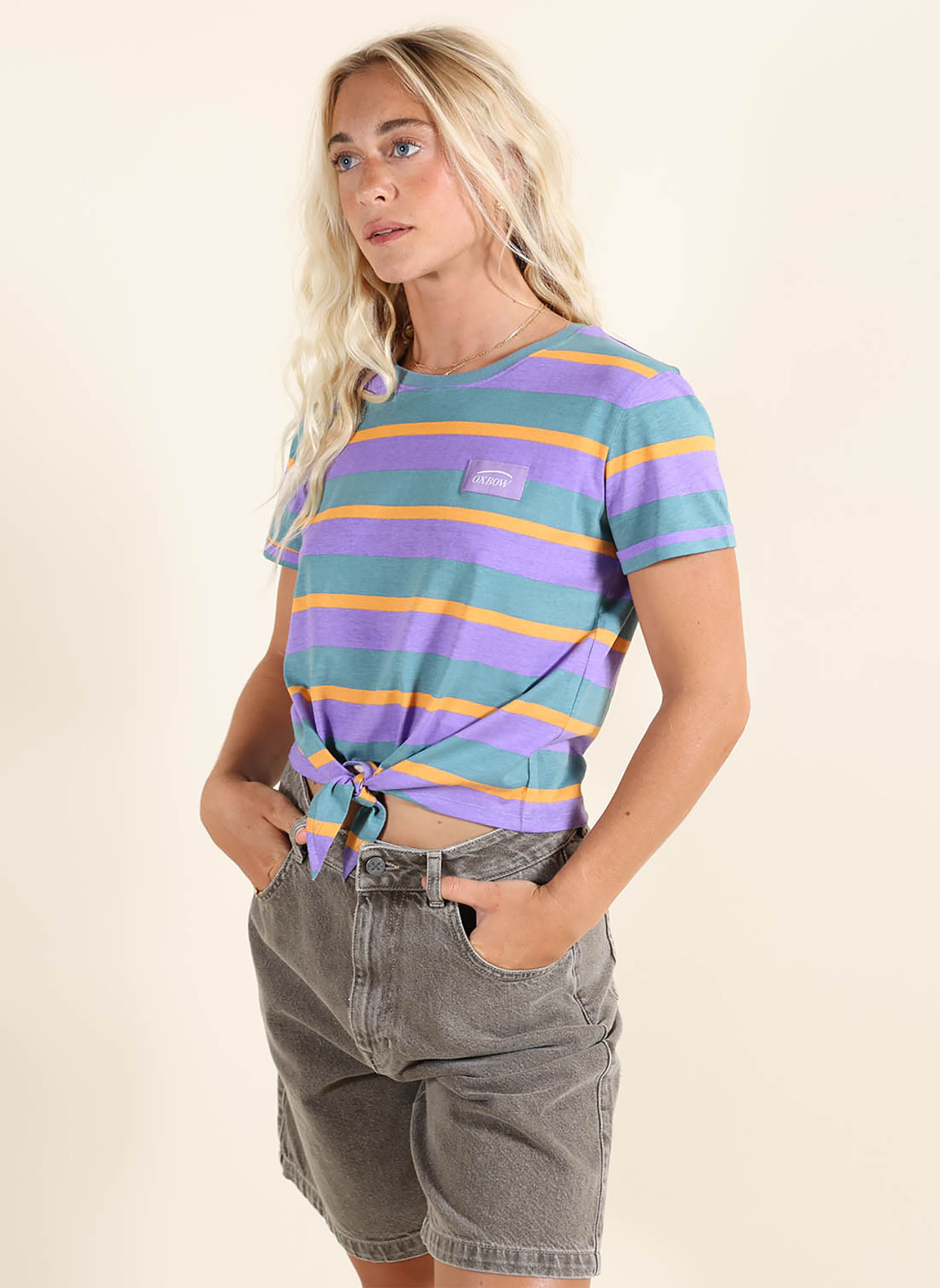 Tee-shirts TOSKED femme violet Oxbow Tee-shirts TOSKED femme violet Violet
