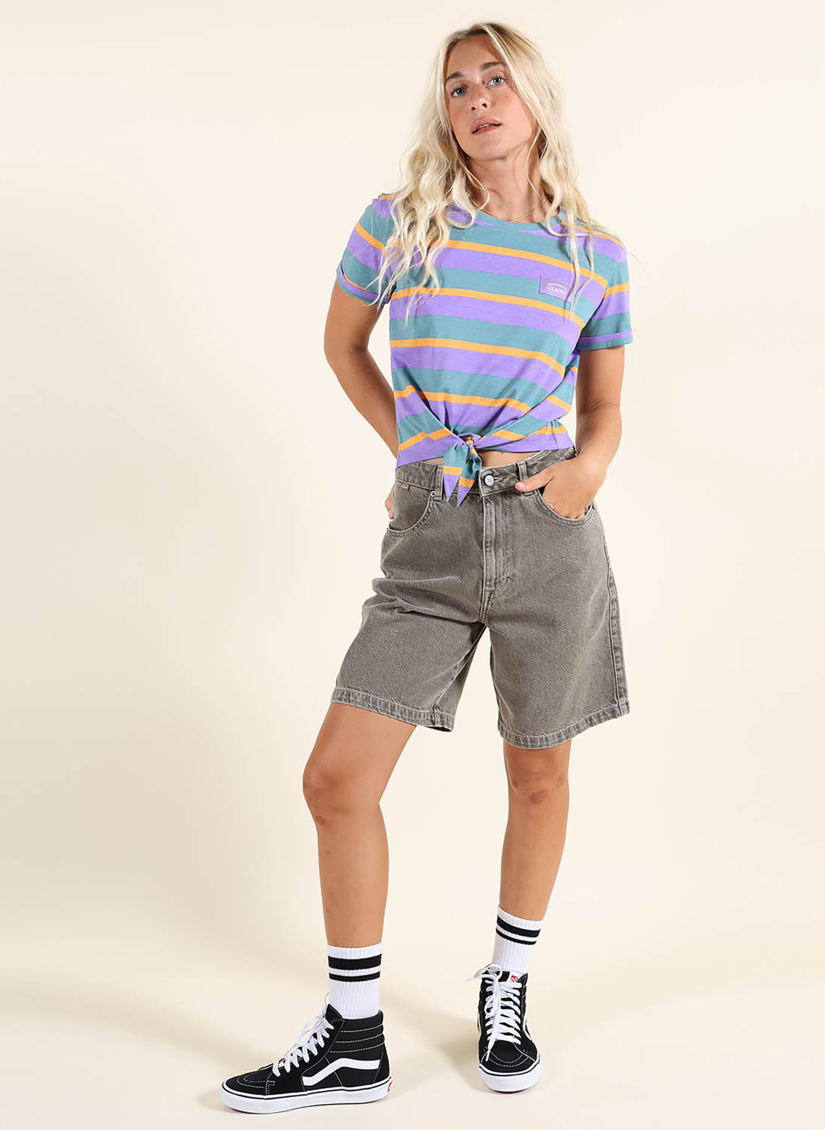 Tee-shirts TOSKED femme violet Oxbow Tee-shirts TOSKED femme violet Violet