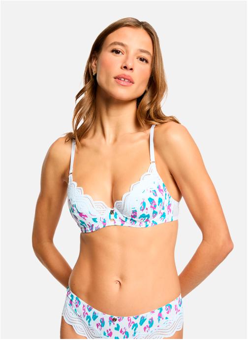 Morgan Brassières Soutien-gorge coques moulées blanc Paola femme multicolore
