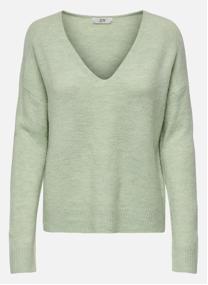 Pulls Pull col v droit - 15207823 femme vert JDY Pulls Pull col v droit - 15207823 femme vert Vert