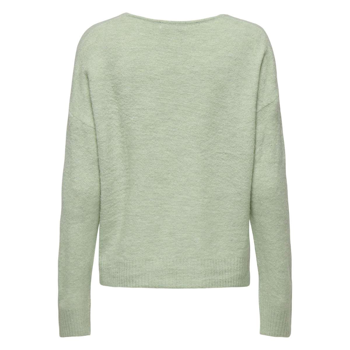 Pulls Pull col v droit - 15207823 femme vert JDY Pulls Pull col v droit - 15207823 femme vert Vert