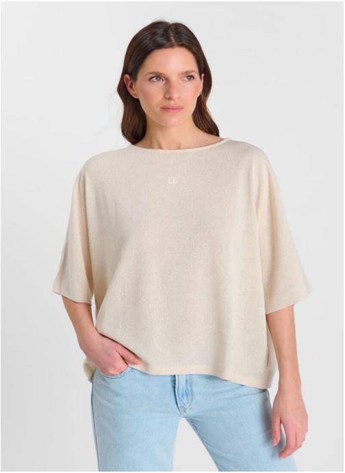 Le temps des cerises Pulls Pull DREW Beige femme beige