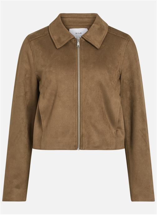 Vila Blousons Blouson droit - 14111834 femme marron
