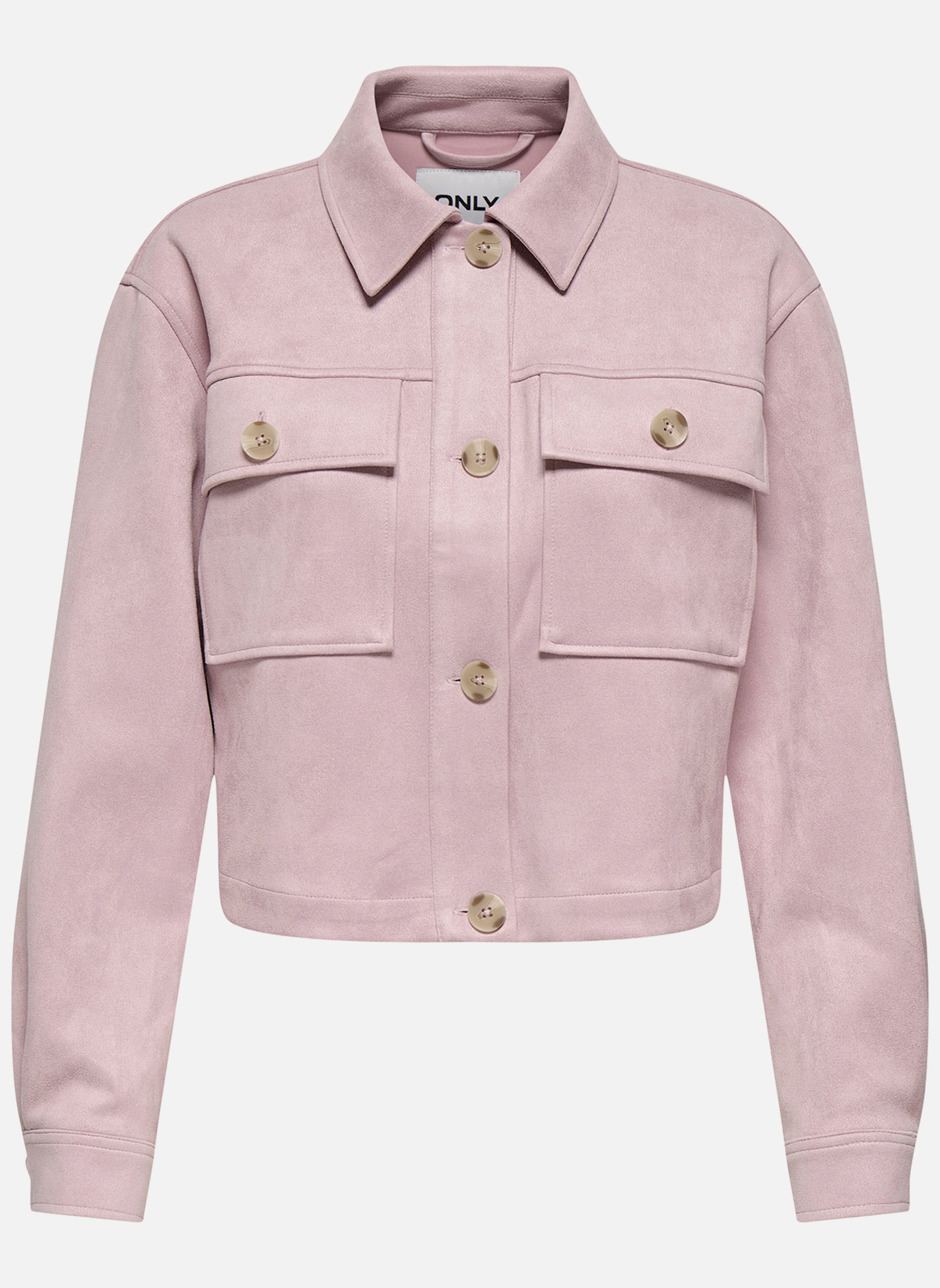 Blousons Blouson droit - 15362889 femme rose ONLY Blousons Blouson droit - 15362889 femme rose Rose