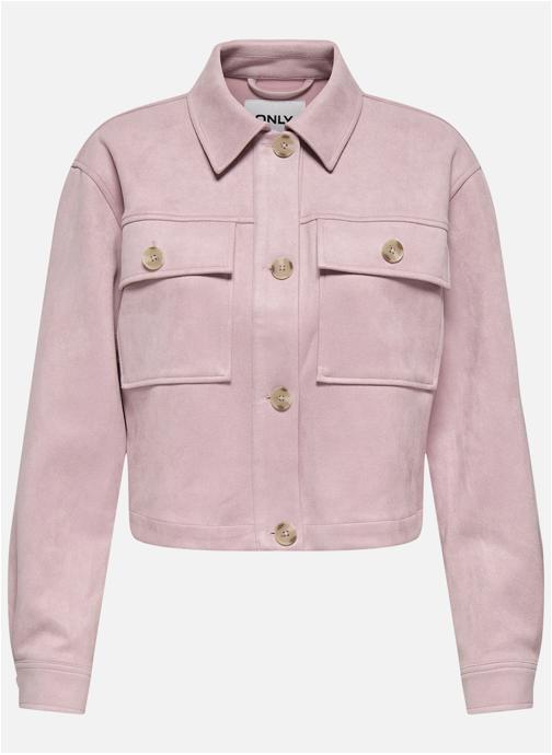 ONLY Blousons Blouson droit - 15362889 femme rose