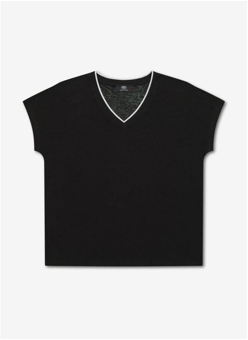 Le temps des cerises Tee-shirts Tee-Shirt ARY Black femme noir