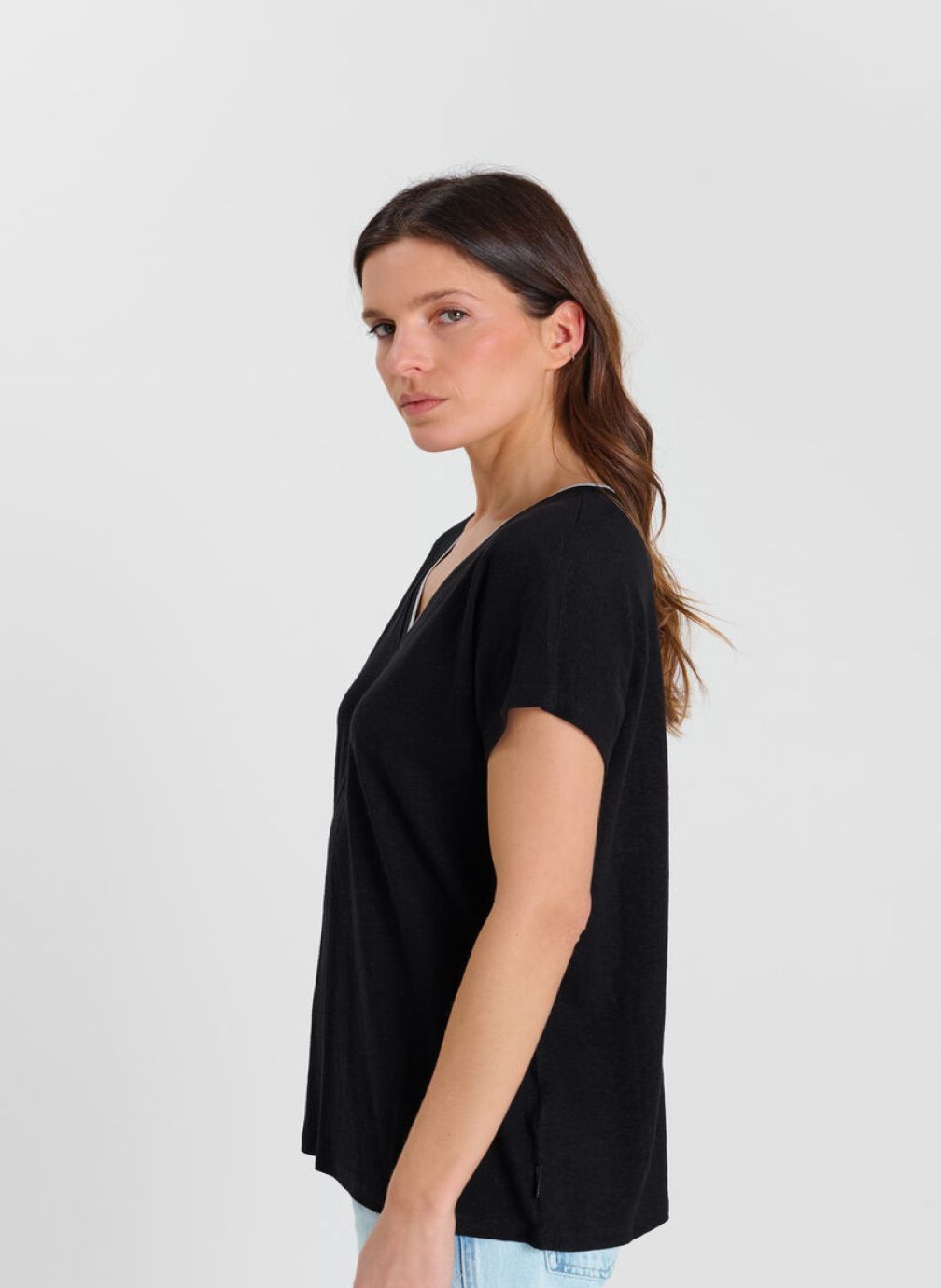Tee-shirts Tee-Shirt ARY Black femme noir Le temps des cerises Tee-shirts Tee-Shirt ARY Black femme noir Noir