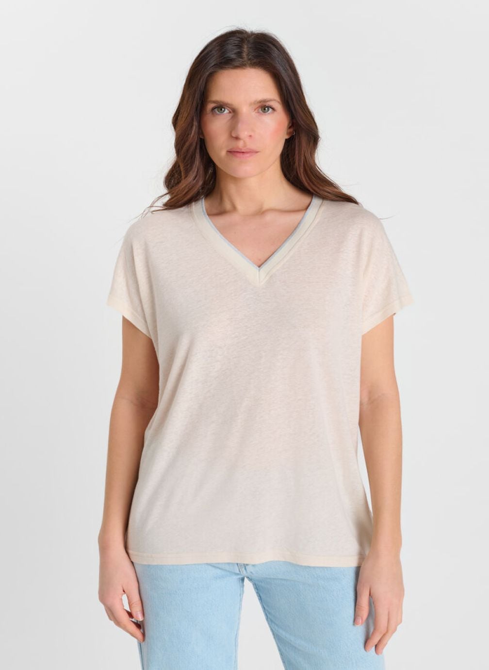 Tee-shirts Tee-Shirt ARY Beige femme beige Le temps des cerises Tee-shirts Tee-Shirt ARY Beige femme beige Beige